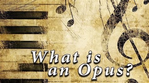 what is an opus in music and how does it reflect the composer's identity?